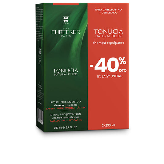 TONUCIA natural filler repulping shampoo pack 2 x 200 ml