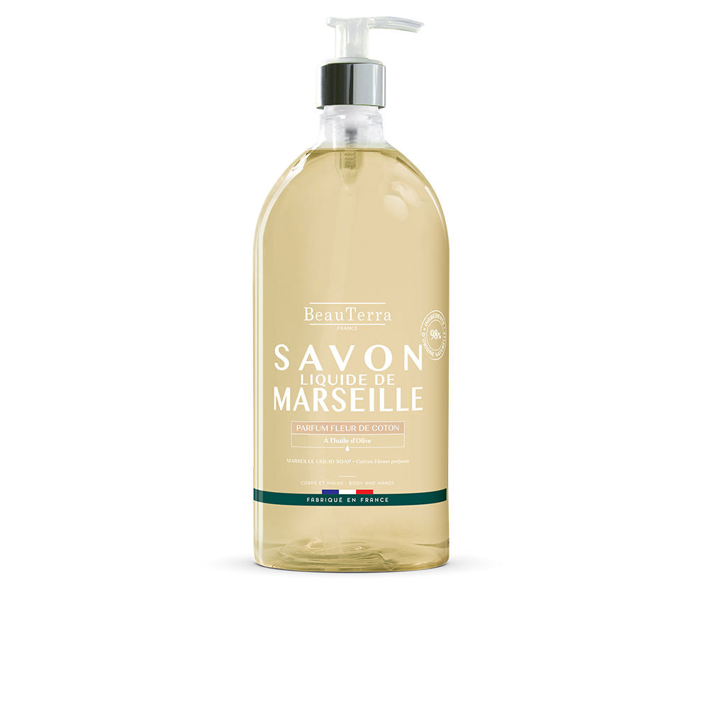 Beauterra Marseille Cotton Flower Soap 1000 Ml - Salevare.com