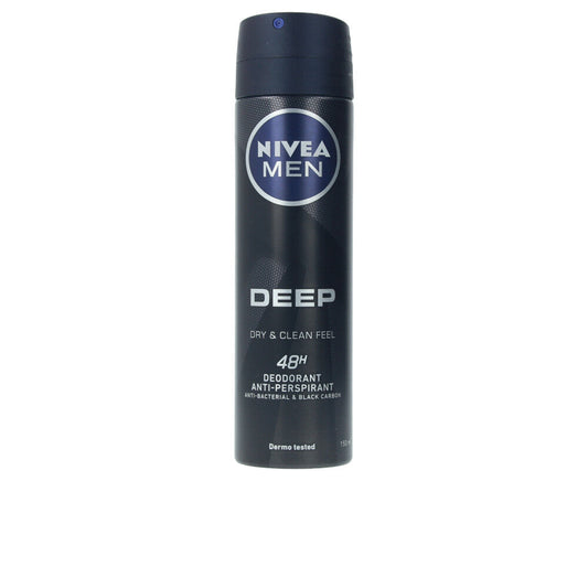 Nivea Men Deep Black Carbon Deo Spray 150 Ml - Salevare.com