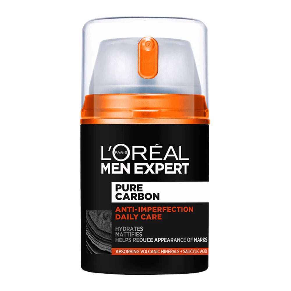 L'Oréal Paris Men Expert Pure Charcoal Daily Care Anti-Pimples 50 Ml - Salevare.com