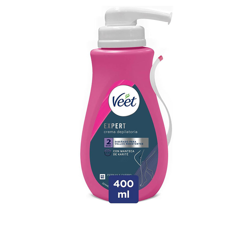 Veet Expert Legs And Body Hair Removal Cream Dispenser 400 Ml