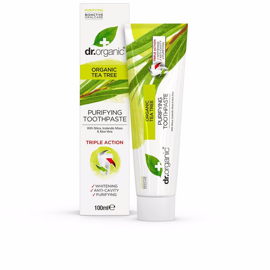Dr. Organic Bioactive Organic Tea Tree Toothpaste 100 Ml - Salevare.com