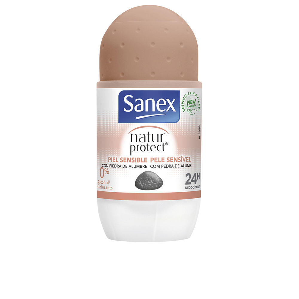 Sanex Natur Protect 0% Alum Stone Deo Sensitive Roll-On 50 Ml - Salevare.com