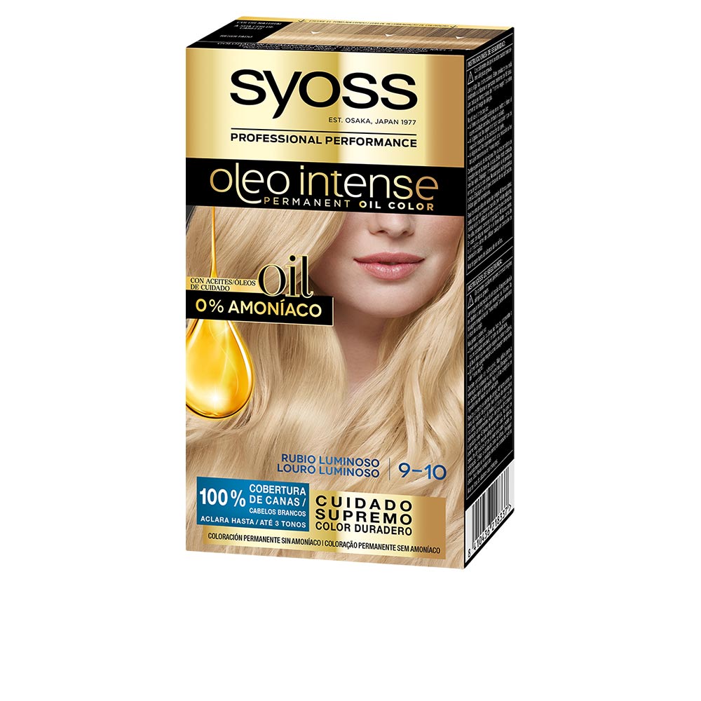 Syoss Oleo Intense Ammonia-Free Hair Color #9.10-Luminous Blonde 5 Pcs