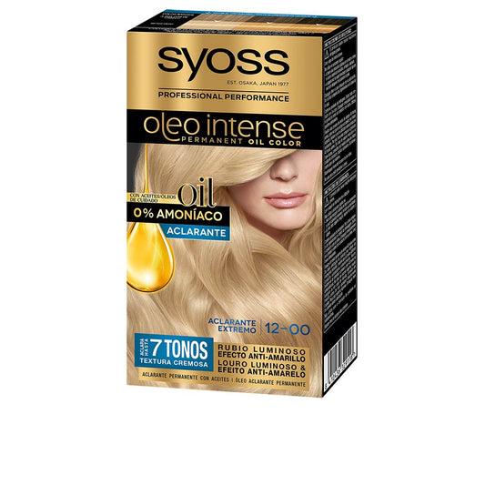 Syoss Oleo Intense Ammonia-Free Dye #12.0-Extreme Lightening 5 Pz