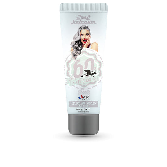 Hairgum Sixty'S Color Hair Color #Silver Pink