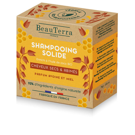 Beauterra Solide Oatmeal And Honey Shampoo 75 Gr