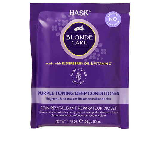 Hask Blonde Care Purple Toning Deep Conditioner 50 Gr