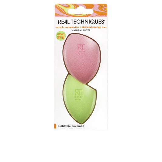 Real Techniques Miracle Complexion + Airblend Sponge Duo Limited Edition 2 U - Salevare.com
