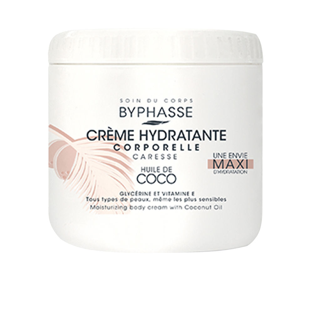 Byphasse Moisturizing Body Cream #Coconut Oil 500 Ml - Salevare.com