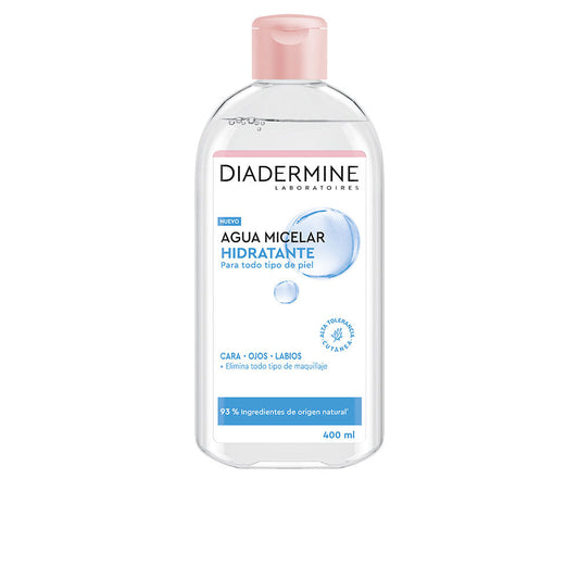 Diadermine Moisturizing Micellar Water For Face-Eyes-Lips 400 Ml - Salevare.com