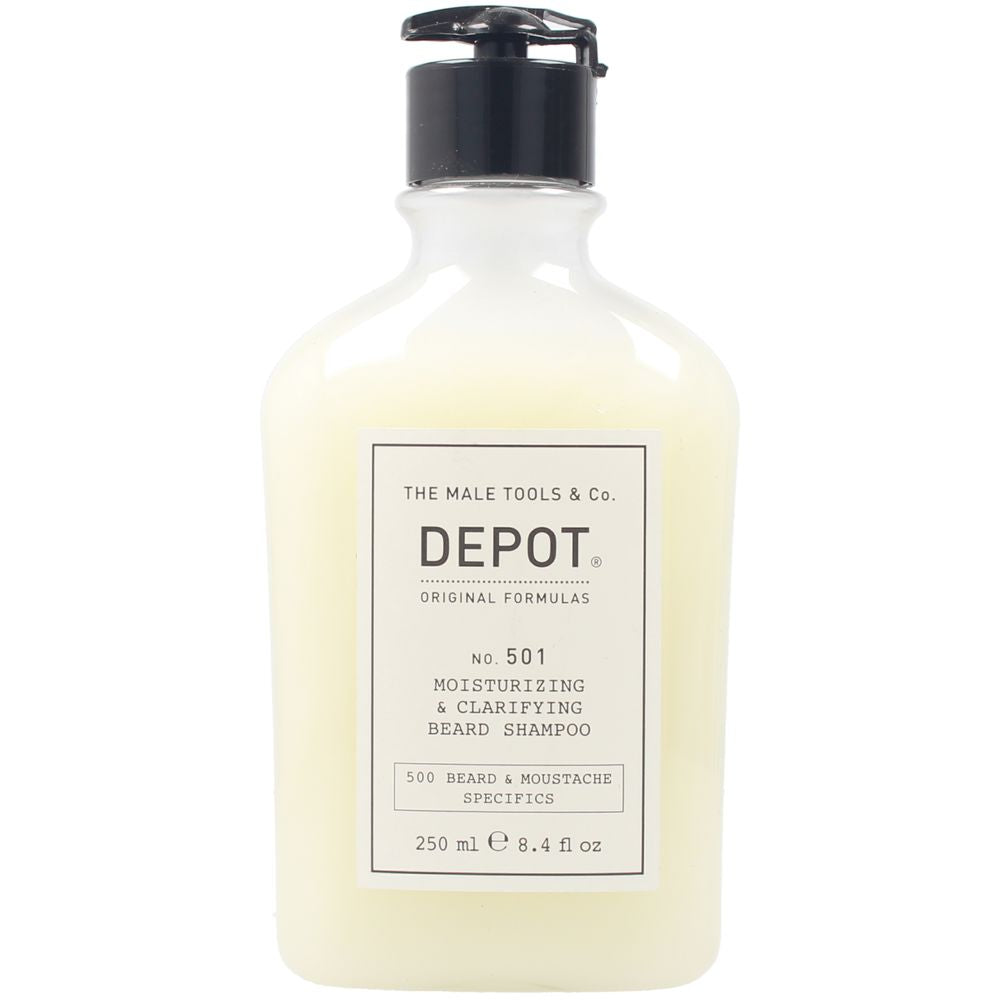 Depot Beard &Amp; Mustache Nº501 Moisturizing &Amp; Clarifying Beard Shampoo 250 Ml - Salevare.com