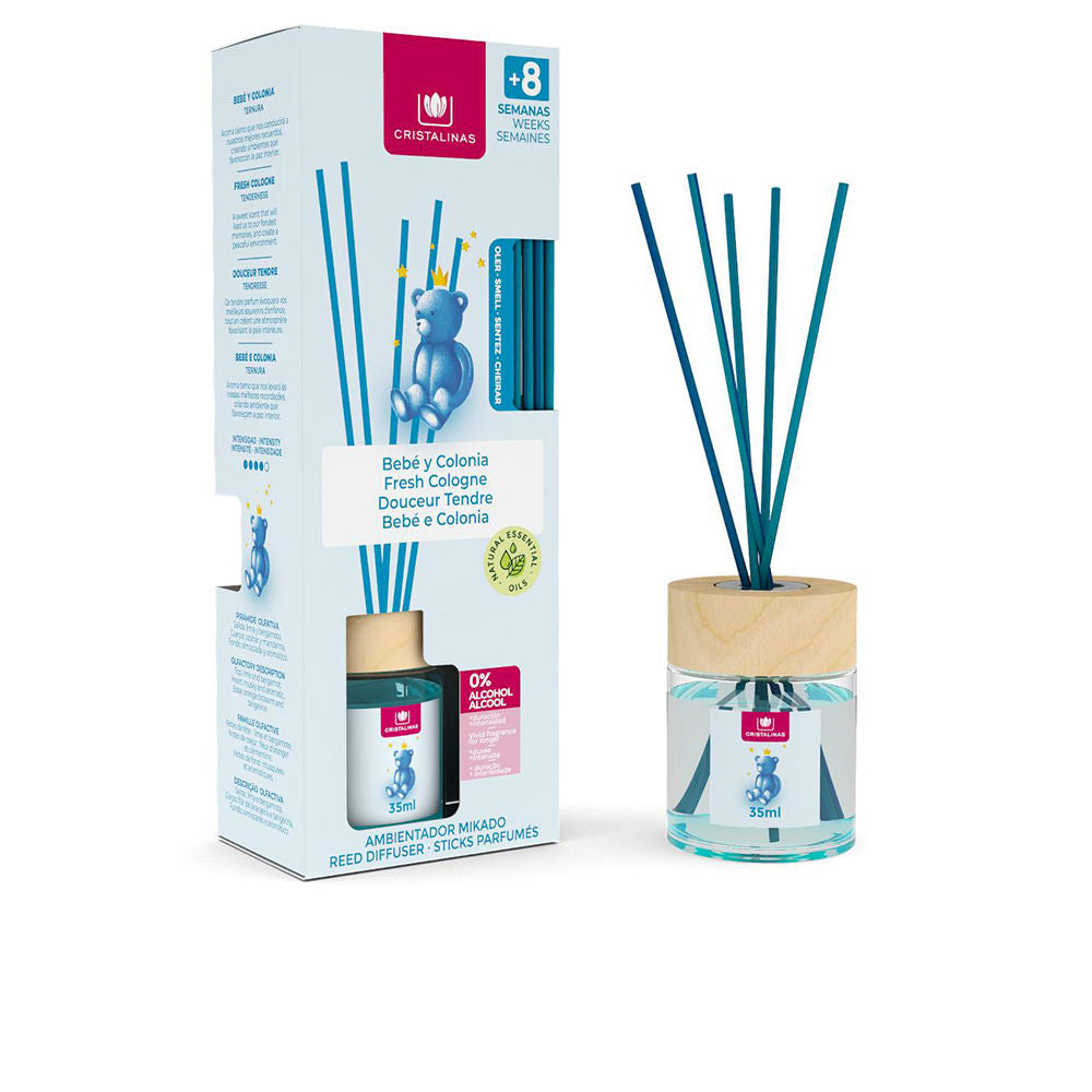Cristalinas Mikado Air Freshener 0% #Baby And Cologne 35 Ml - Salevare.com