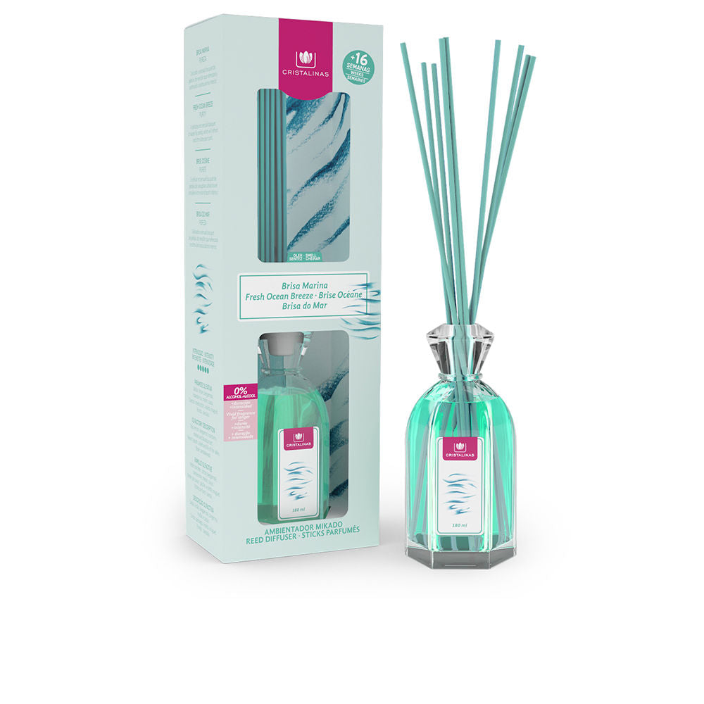 Cristalinas Mikado Air Freshener 0% #Seabreeze 180 Ml - Salevare.com