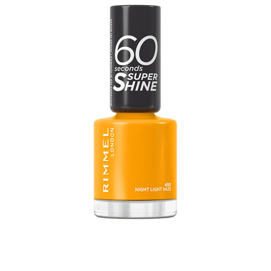 Rimmel London 60 Seconds Super Shine Nail Polish #450-Night Light Haze 8 Ml - Salevare.com
