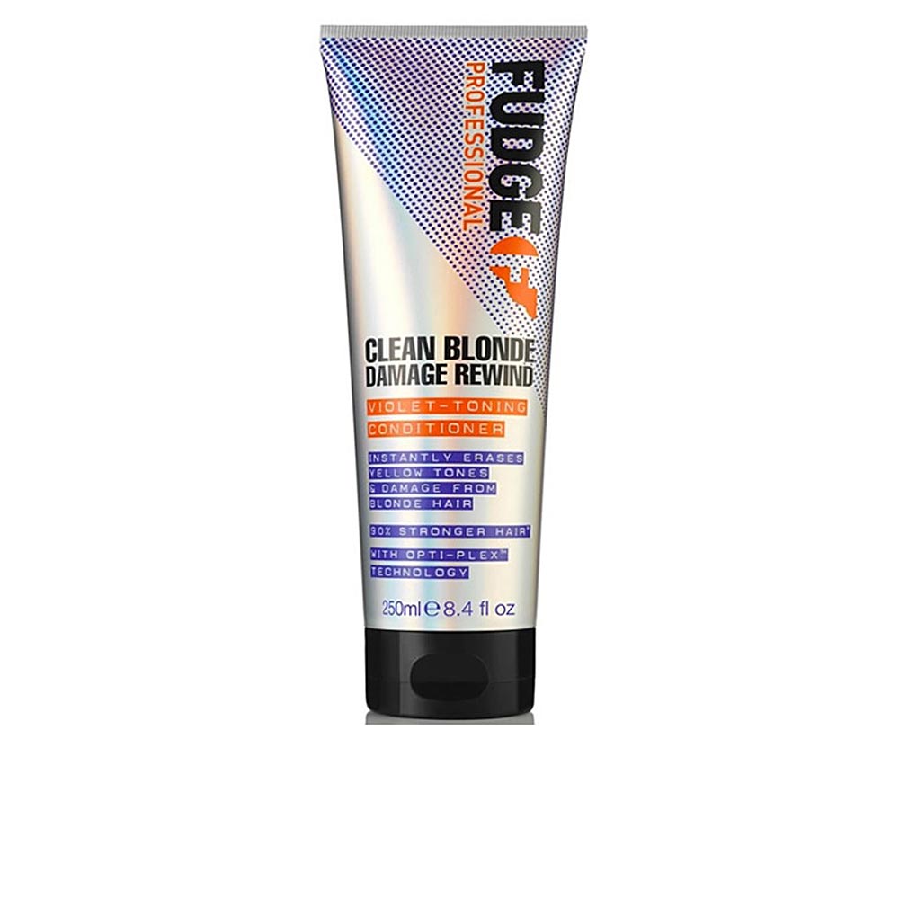 Fudge Professional Clean Blonde Damage Rewind Violet-Toning Conditioner 250 Ml