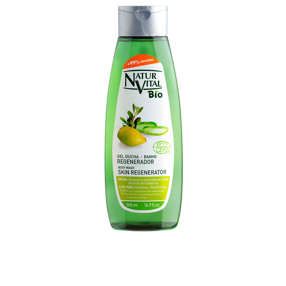 Natur Vital Bio Ecocert Regenerating Argan &Amp; Aloe Vera Shower Gel 500 Ml - Salevare.com