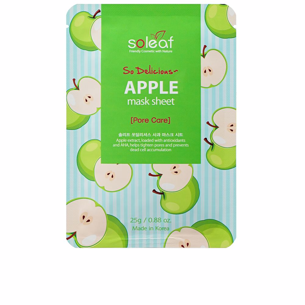 Soleaf Apple Pore Case So Delicious Mask Sheet 25 Gr - Salevare.com