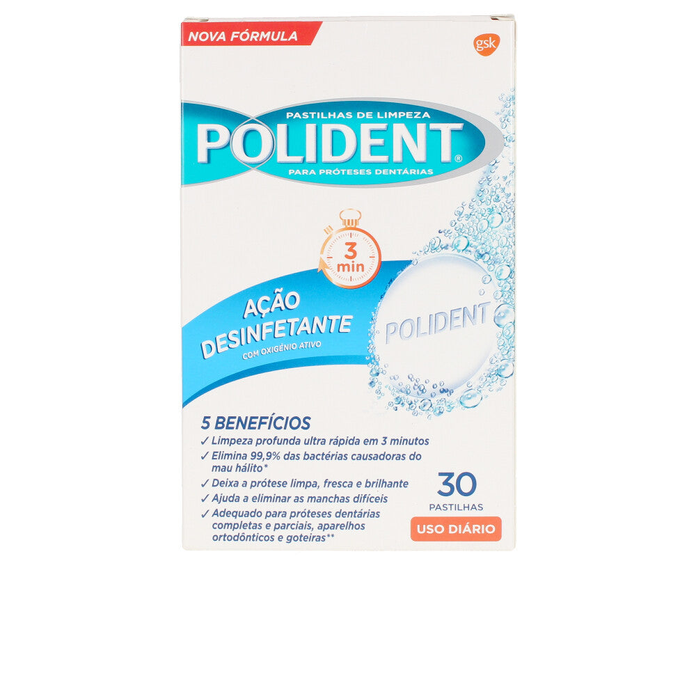 Polident Original Cleaning Tablets 30 Units - Salevare.com