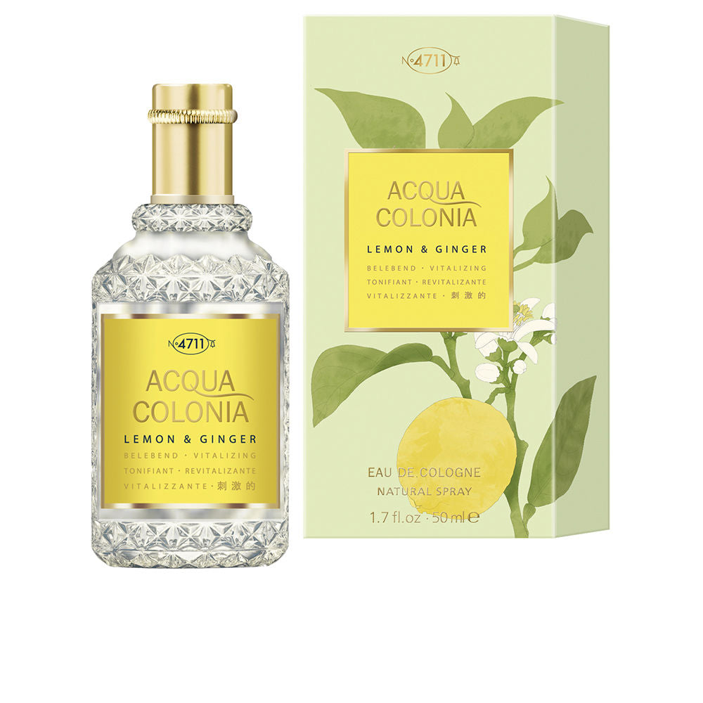 4711 Acqua Colonia Lemon & Ginger Eau De Cologne Splash & Spray 50 Ml - Salevare.com