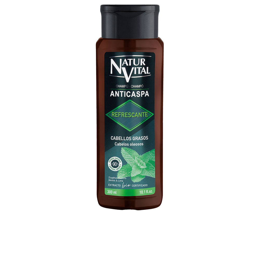 Natur Vital Men Refreshing Anti-Dandruff Shampoo For Oily Hair 300 Ml