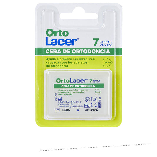 Lacer Ortolacer Cera De Ortodoncia 7 Barras - Salevare.com