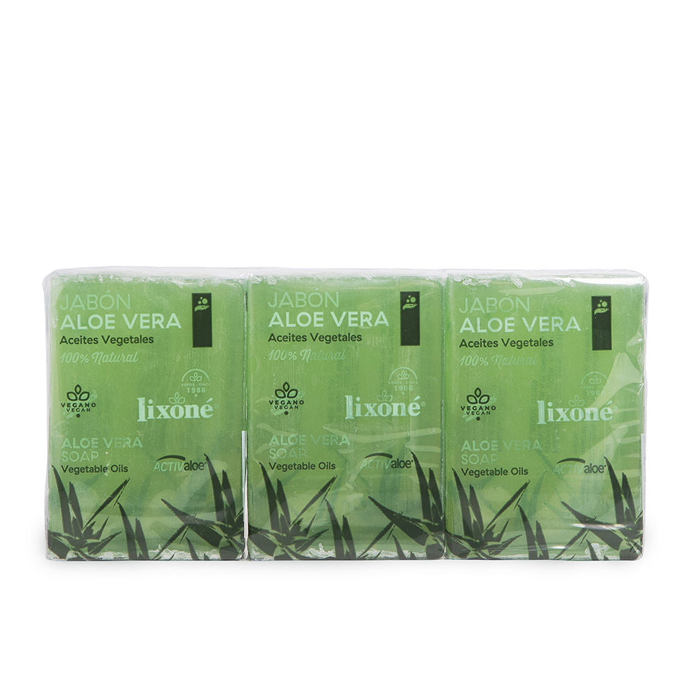 Lixone Aloe Vera Soap For Dry Or Sensitive Skin 3 X 125 Gr - Salevare.com