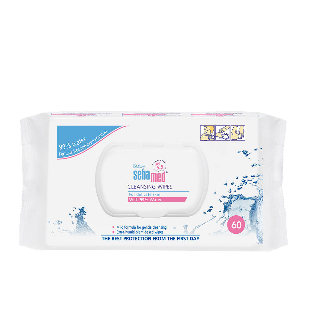 Sebamed Baby Cleansing Wipes 60 Units - Salevare.com
