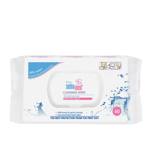 Sebamed Baby Cleansing Wipes 60 Units - Salevare.com