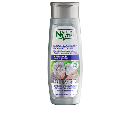 Natur Vital Mascarilla Silver White Or Gray Hair 300 Ml