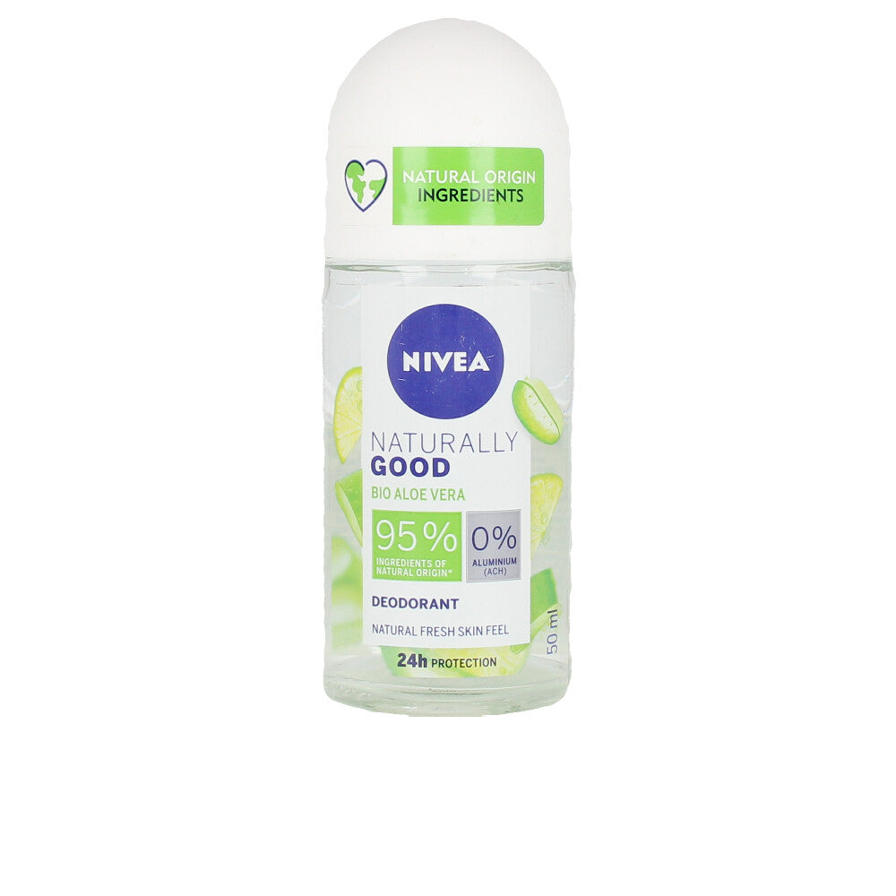 Nivea Naturally Good Aloe Vera Deo Roll-On 50 Ml - Salevare.com