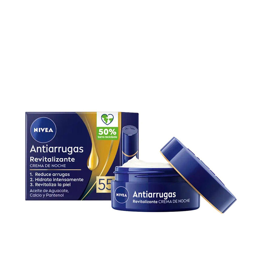 Nivea Anti-Wrinkle 55+ Revitalizing Night Care Cream 50 Ml - Salevare.com