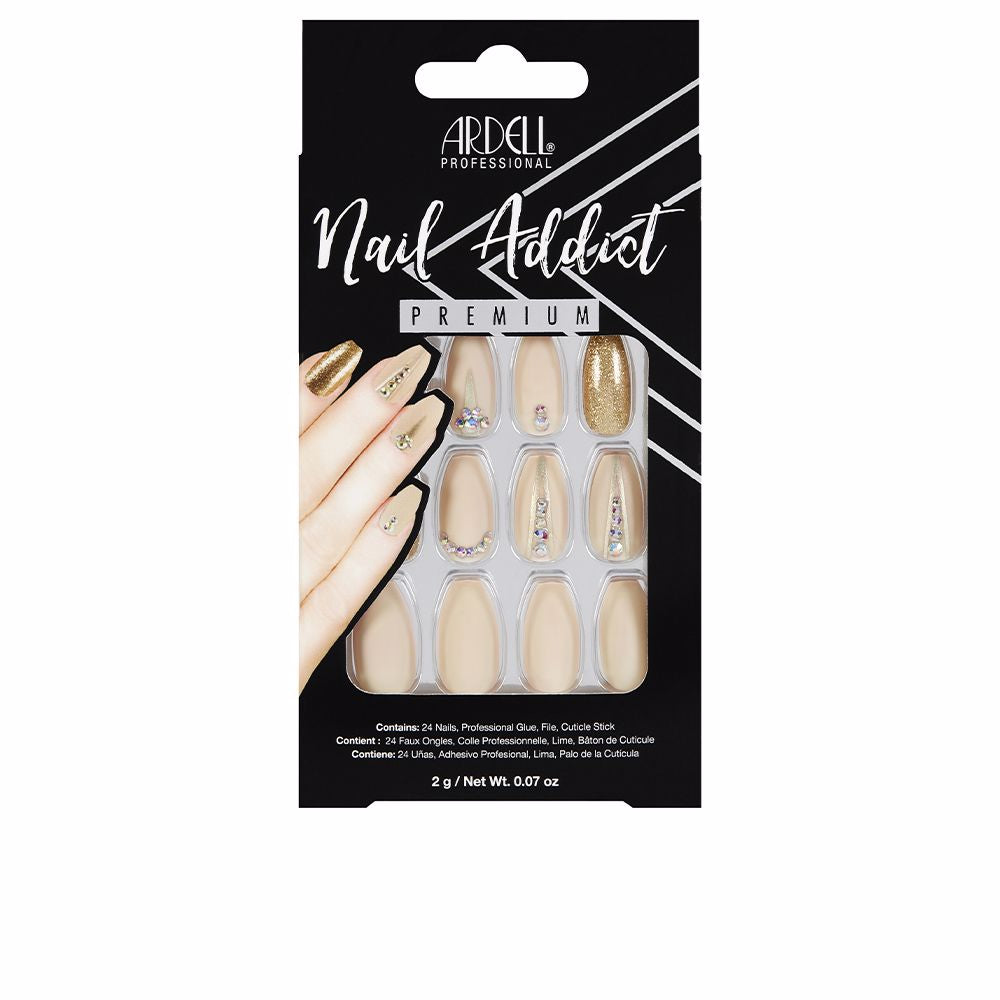 Ardell Nail Addict Nude Jeweled 1 U - Salevare.com