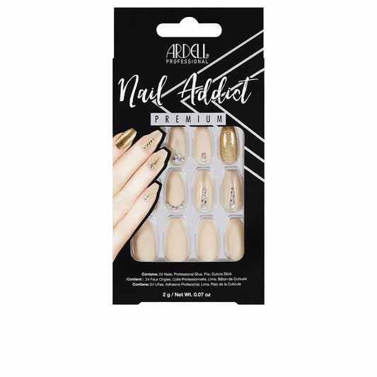 Ardell Nail Addict Nude Jeweled 1 U - Salevare.com