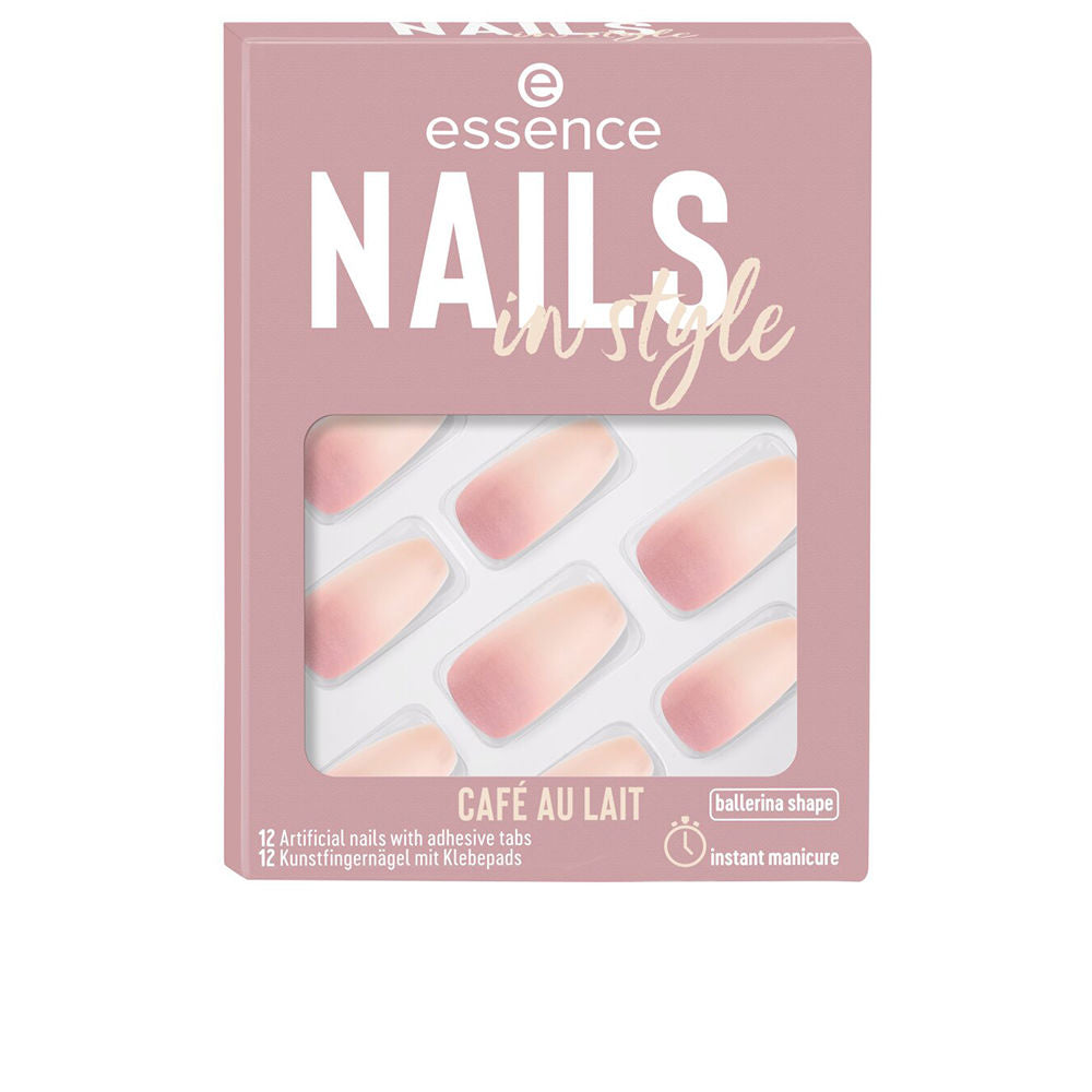 Essence Nails In Style Artificial Nails #16-Café Au Lait 12 U - Salevare.com