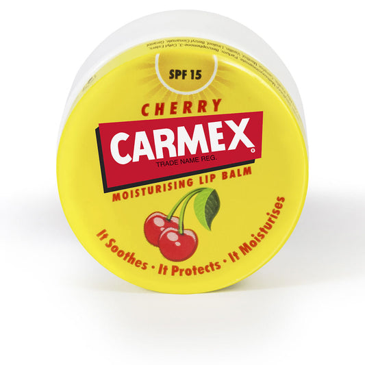 Carmex Cherry Moisturizing Balm Jar Spf15 7.5 Gr - Salevare.com