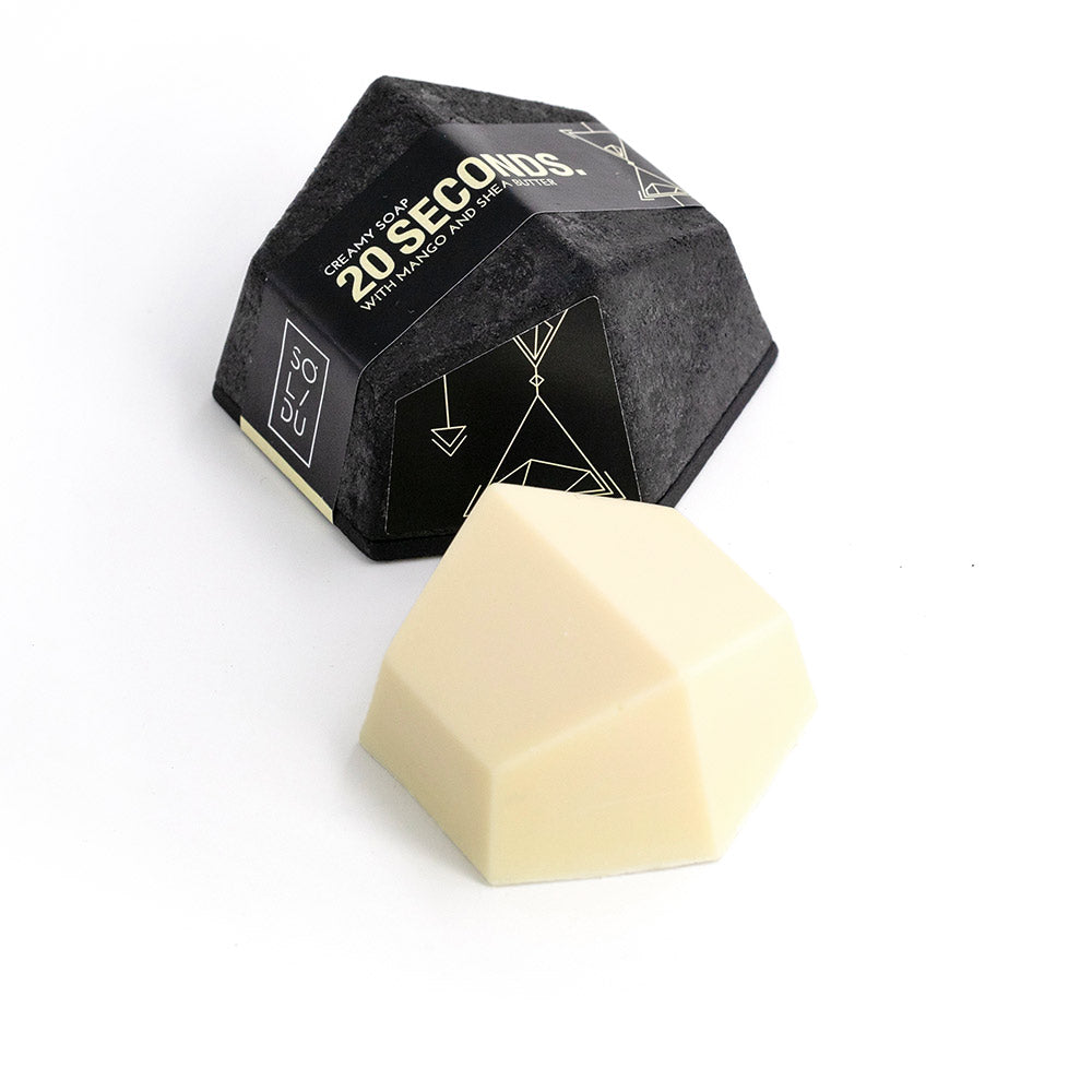 Solidu 20 Seconds Creamy Mango Hand And Body Soap Bar 55 Gr - Salevare.com