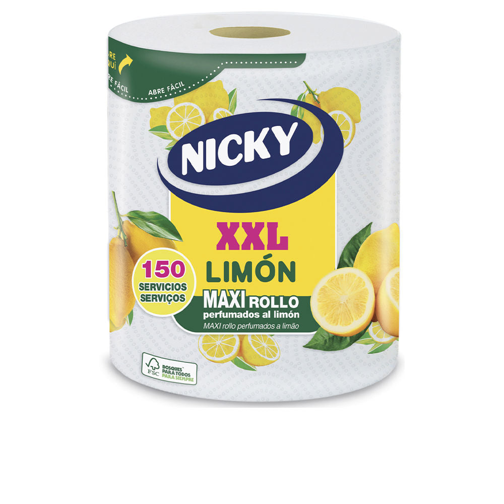 Nicky Xxl Lemon Maxi Scented Kitchen Roll 150 Units - Salevare.com