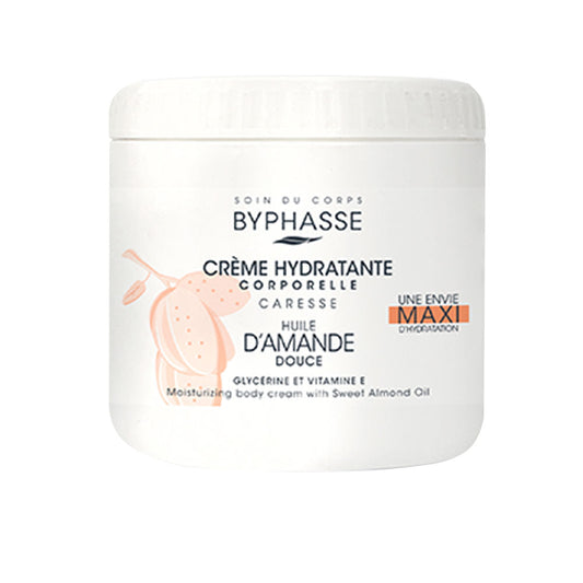 Byphasse Moisturizing Body Cream #Sweet Almond 500 Ml - Salevare.com