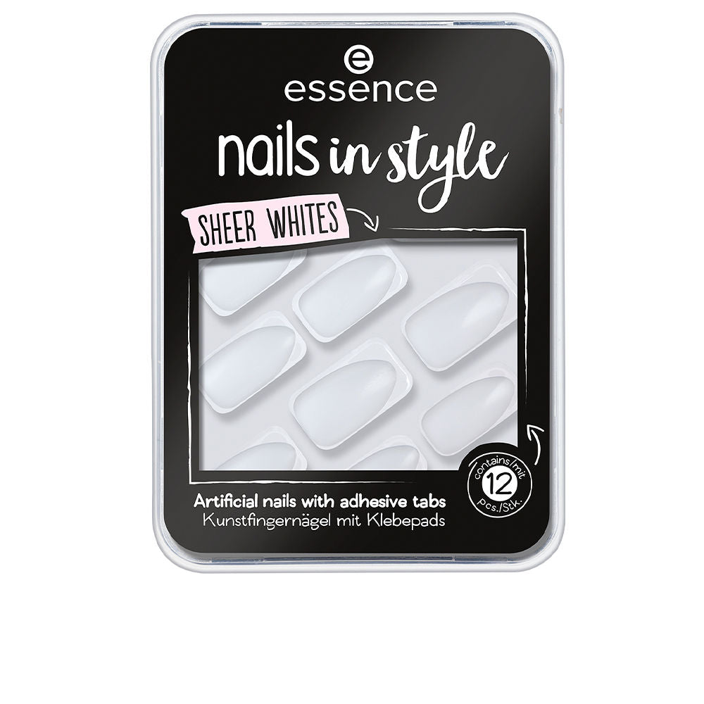 Essence Nails In Style Uñas Artificiales #11-Sheer Whites - Salevare.com