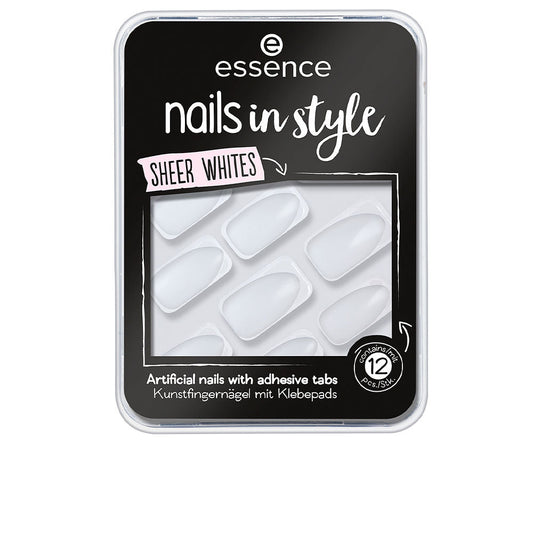 Essence Nails In Style Uñas Artificiales #11-Sheer Whites - Salevare.com