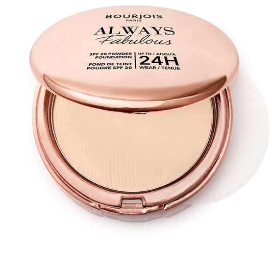 Bourjois Always Fabulous Powder Makeup Base Spf20 #100-Rose Ivory 7 Gr - Salevare.com