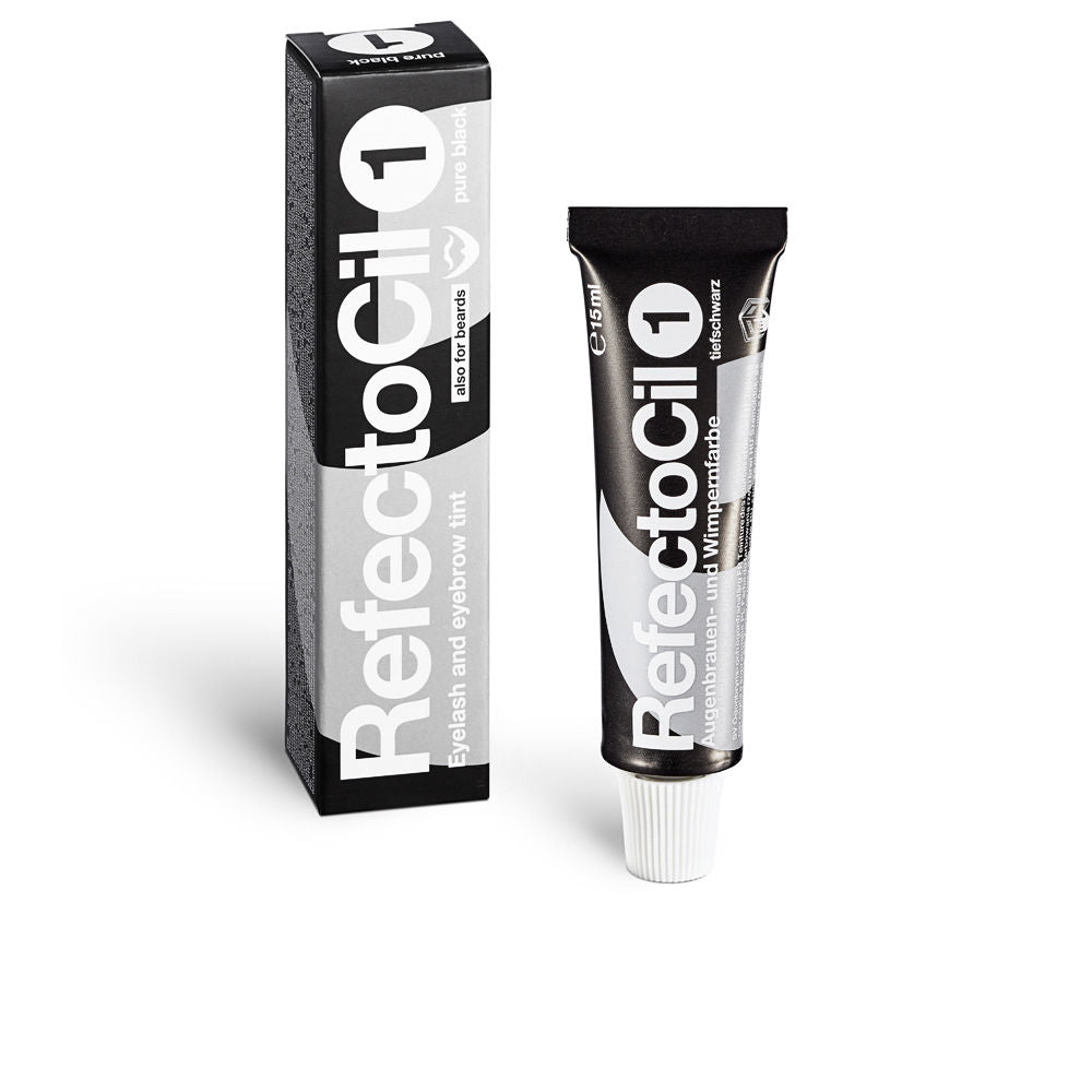 Refectocil Eyelash And Eyebrow Tint #1-Pure Black 15 Ml - Salevare.com