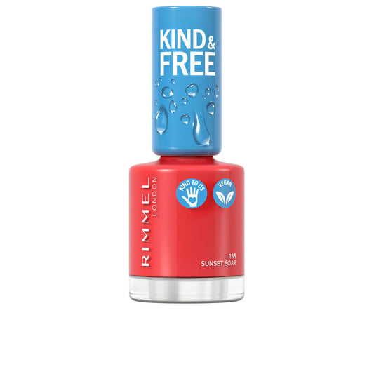 Rimmel London Kind & Free Nail Polish #155-Sunset Soar - Salevare.com