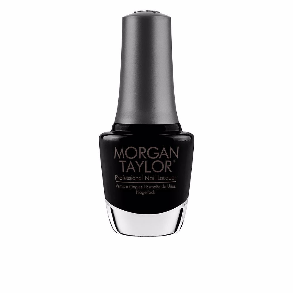 Morgan Taylor Professional Nail Lacquer #Black Shadow 15 Ml - Salevare.com