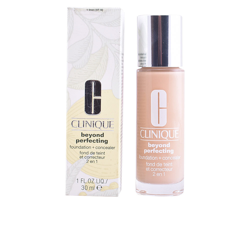 Clinique Beyond Perfecting Foundation + Concealer #1-Linen  - Salevare.com