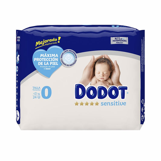 Dodot Dodot Sensitive Rn Size 0 Nappies Less Than 3 Kg 24 U - Salevare.com