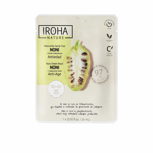 Iroha Nature Mask Noni + Hyaluronic Acid 1 U - Salevare.com