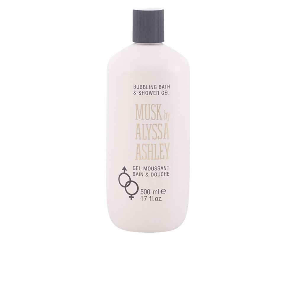 Alyssa Ashley Musk Bubbling Bath & Shower Gel 500 Ml - Salevare.com