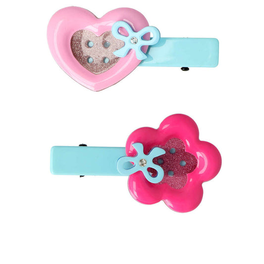 Inca Heart And Flower Pliers Button 2 U - Salevare.com
